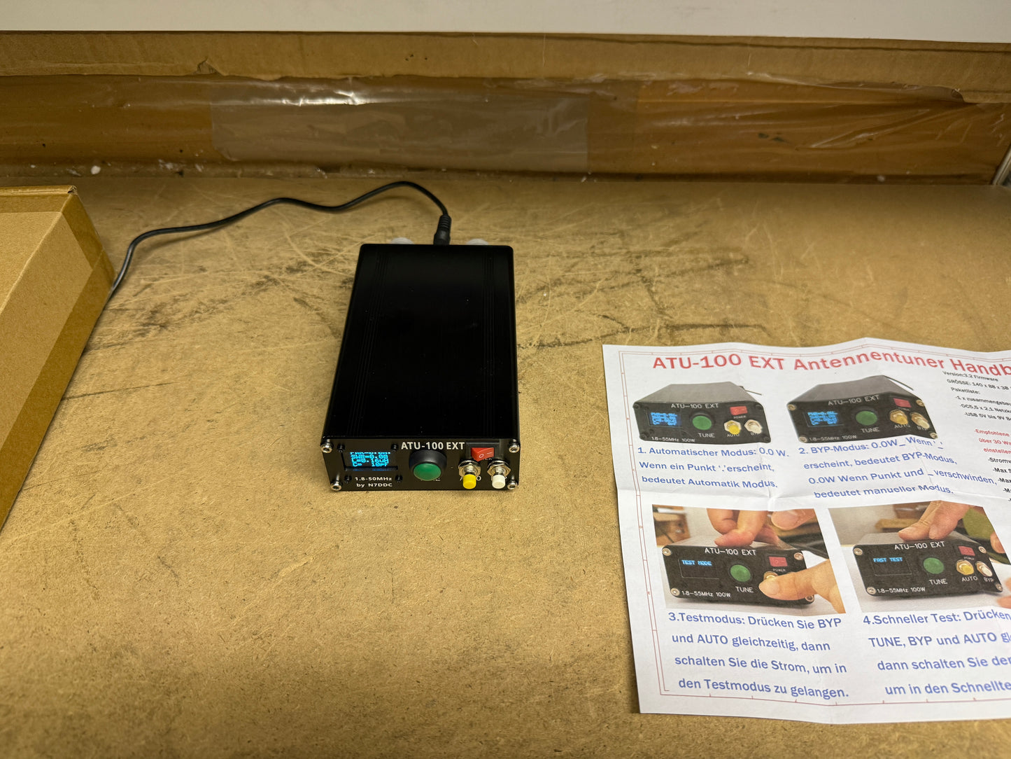 ATU-100 EXT 1.8-55MHz accordatore automatico 100 w