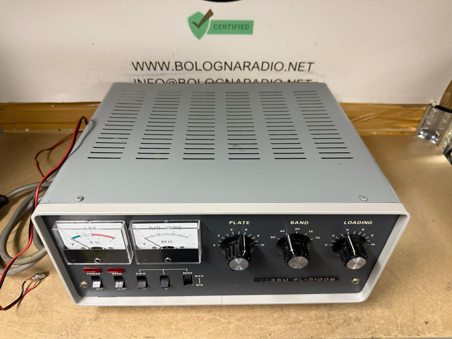 A1 Yaesu FL 2100B lineare 1200 Watt valvole 100%