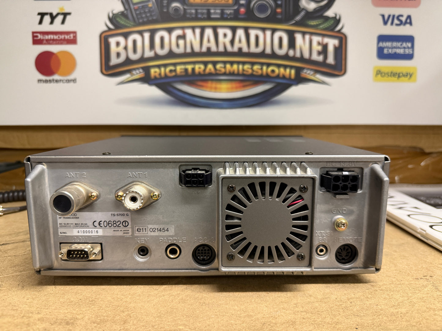 Kenwood TS 570D pari al nuovo + imballo + filtro CW