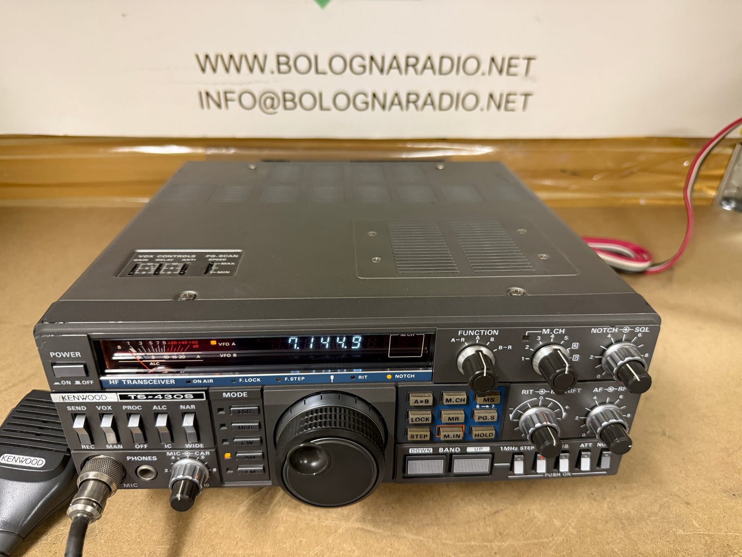Kenwood TS 430 s + filtro CW garanzia 12 mesi