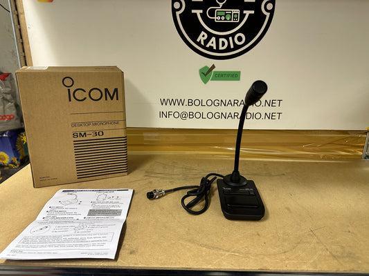 Icom sm 30 pari al nuovo