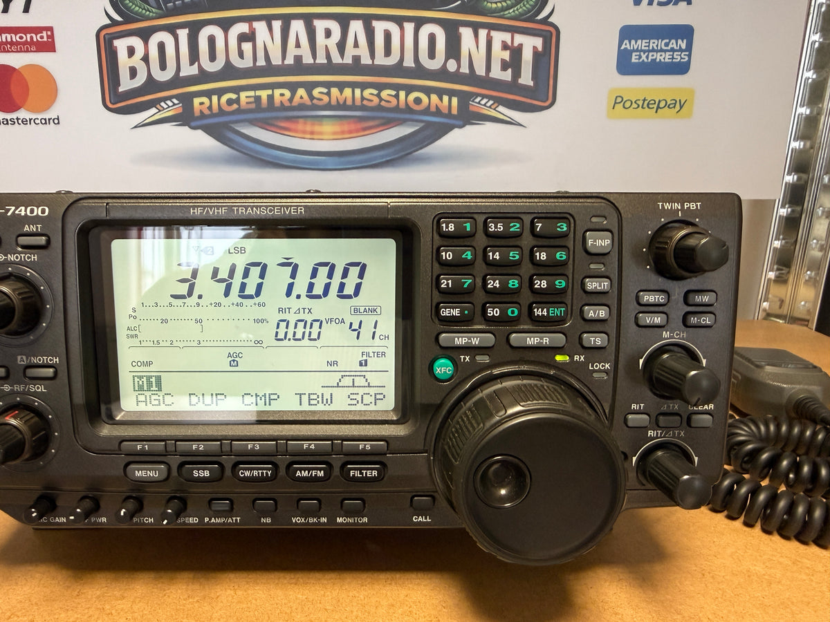 A-1 Icom IC 7400 perfetto + CR-338  Garanzia 12 Mesi