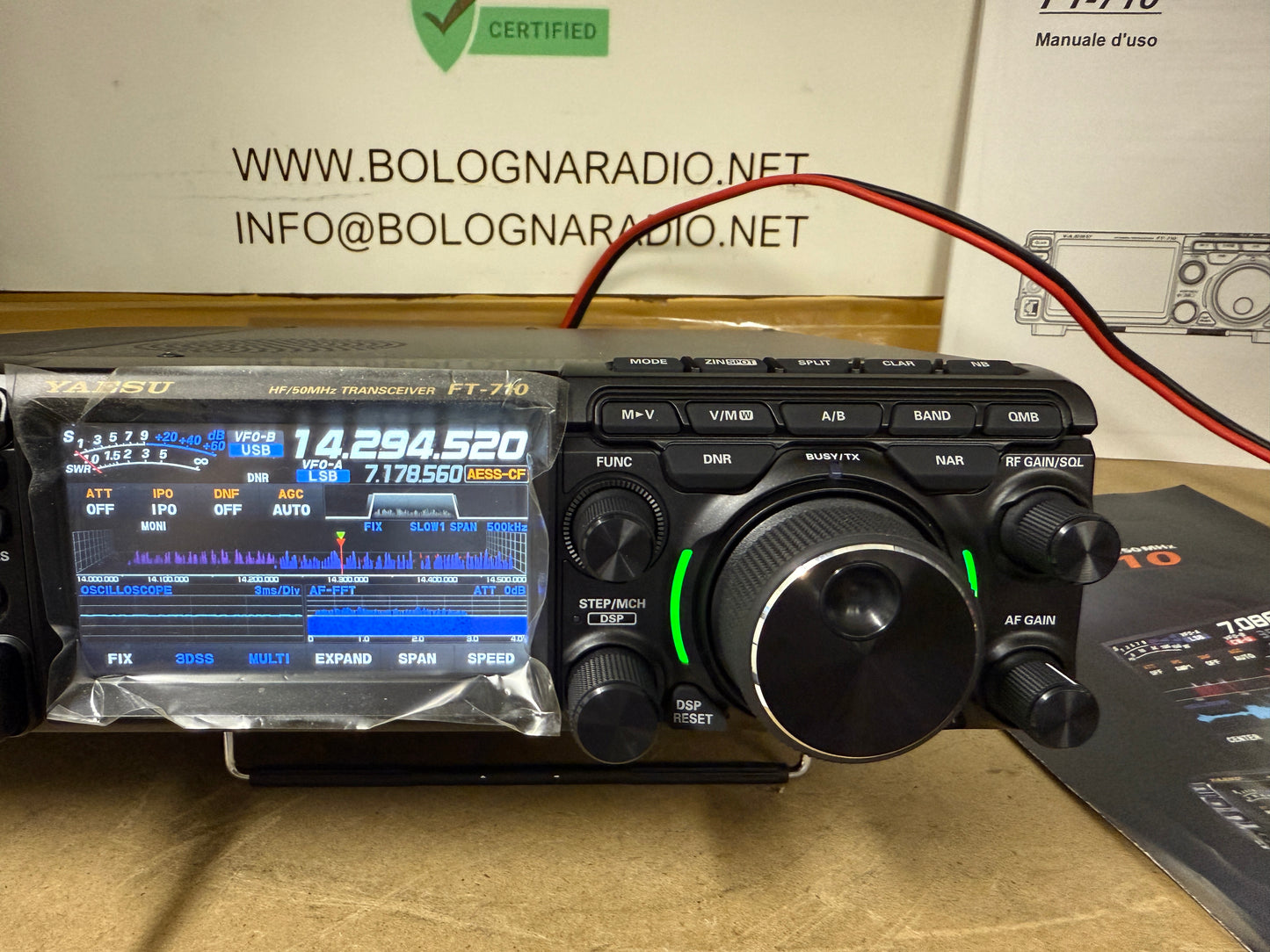 Yaesu FT-710 Aess pari al nuovo + sp40 garanzia 5 anni csyeson