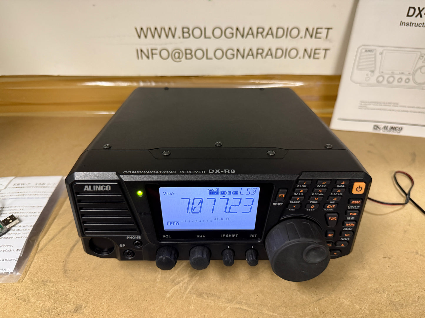 A1 - Ricevitore Alinco DX-R8E + ERW7 pari al nuovo