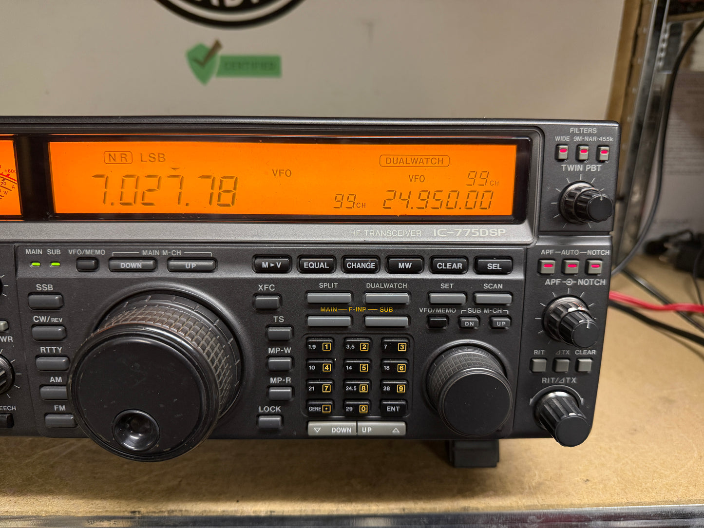 A-1 Icom ic 775 DSP-c2 200 watt + filtro ssb pari al nuovo imballo originale Garanzia 12 Mesi