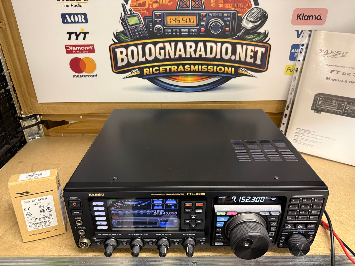 Yaesu FTDX 3000D + DVS6 full set Garanzia 12 mesi