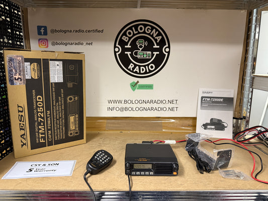 Yaesu FMT 7250 D pari al nuovo garanzia 12 mesi