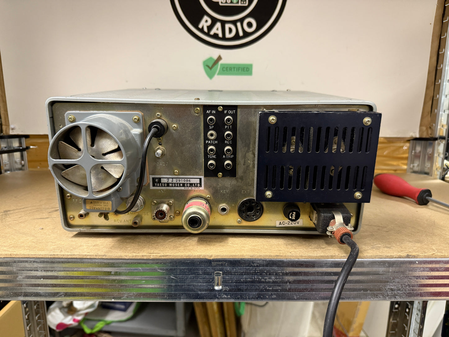 A1 Yaesu FT 101E perfetto valvole 100%