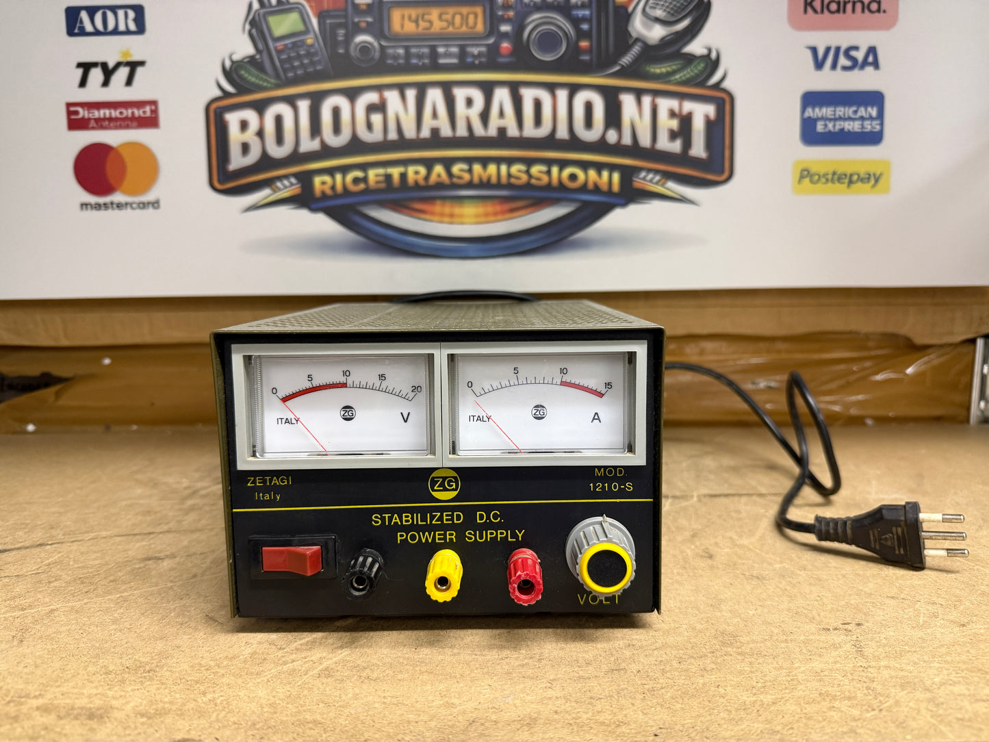 Zetagi HP 1210s alimentatore 10 amp