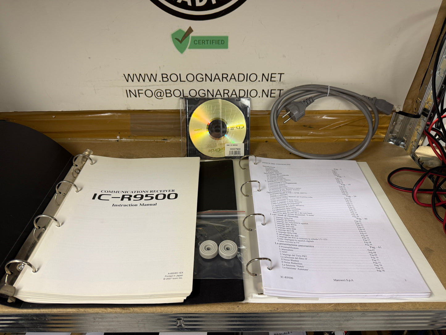 A1 Icom ic r 9500 pari al nuovo full set Garanzia 12 mesi