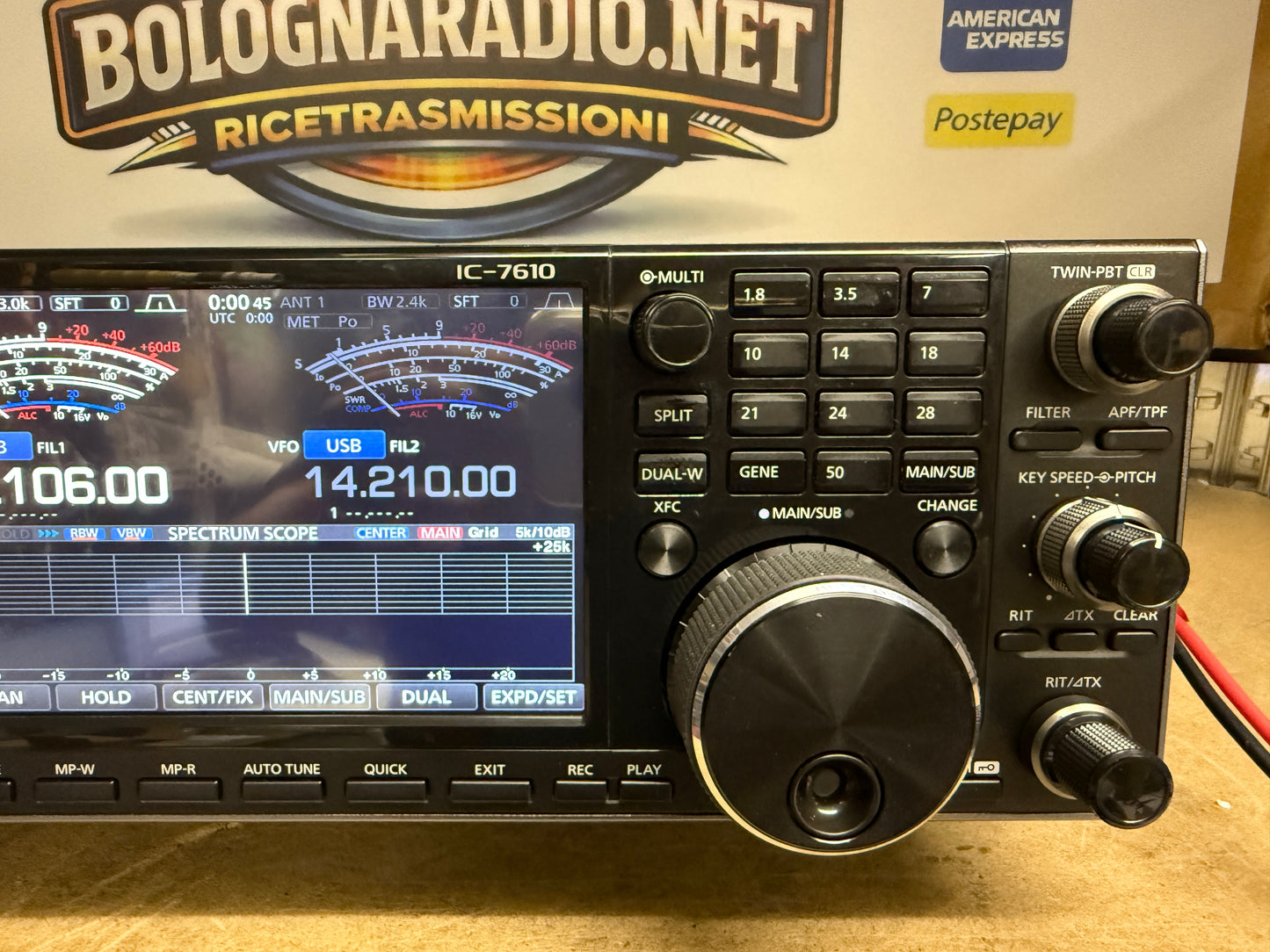 Icom IC 7610 pari al nuovo full set Garanzia 6 mesi