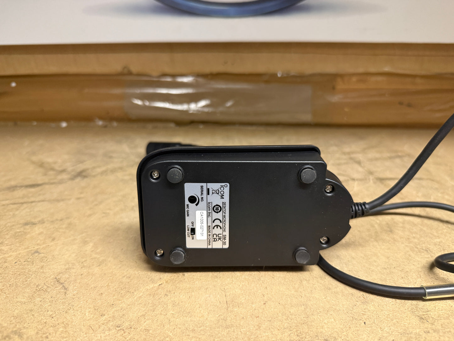 Icom SM 30 microfono da tavolo perfetto