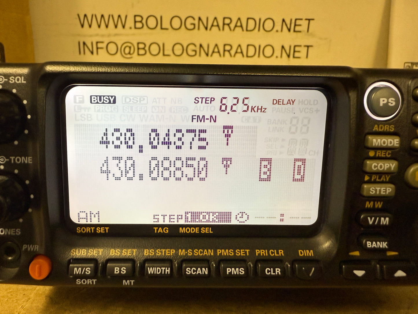 Yaesu VR 5000 pari al nuovo display OK imballo originale 0 ~ 2600 MHz garanzia 12 mesi