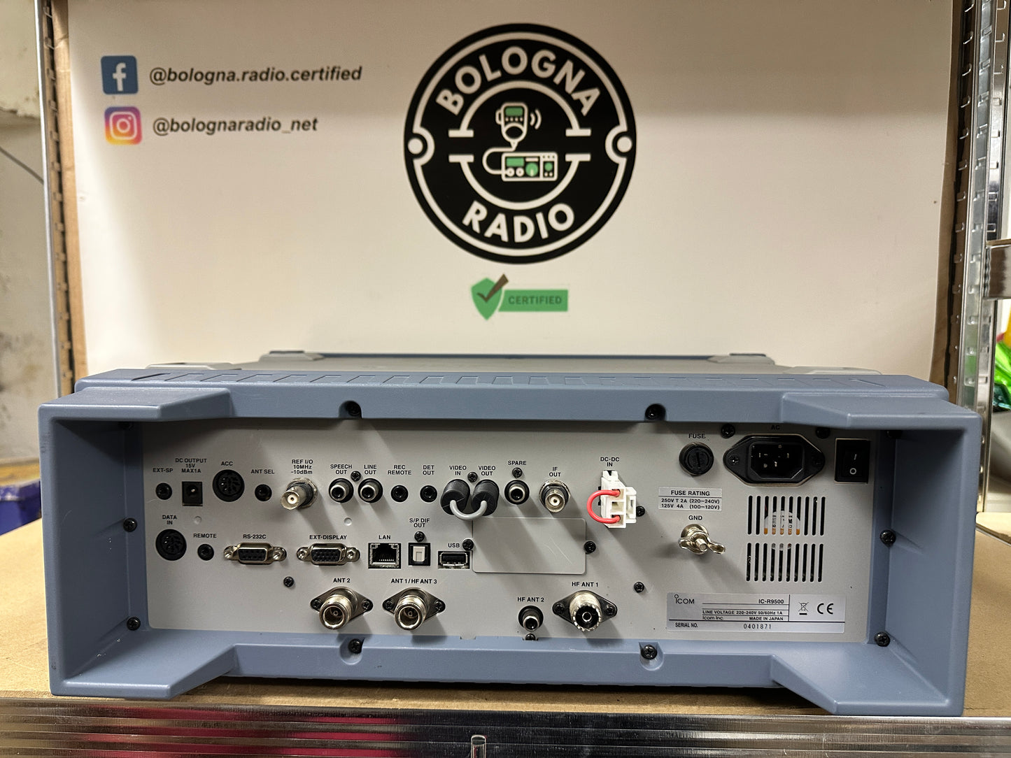 Icom ic r 9500 pari al nuovo