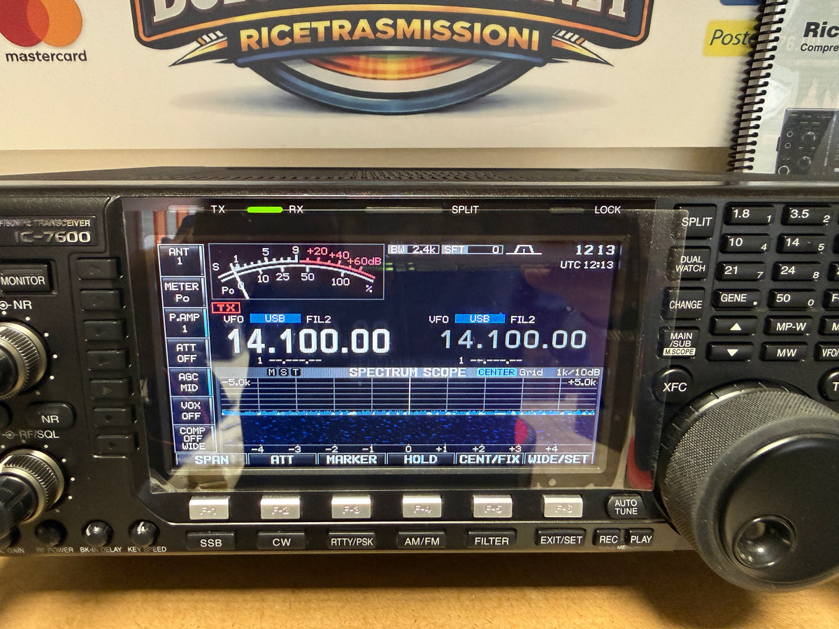 Icom ic 7600 pari al nuovo full set Garanzia 12 Mesi
