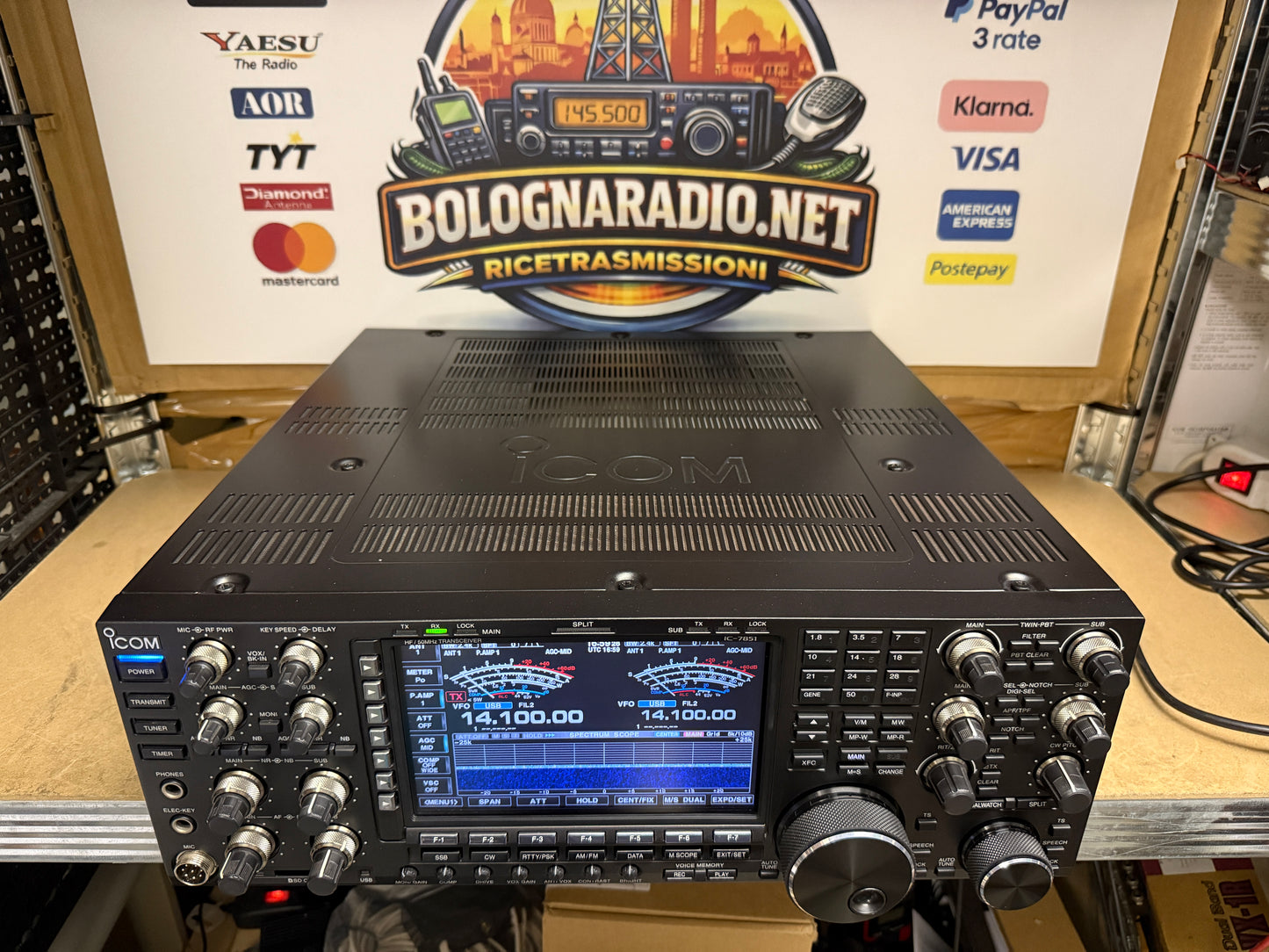 A-1 Icom IC 7851 pari al nuovo Garanzia 12 Mesi  full set