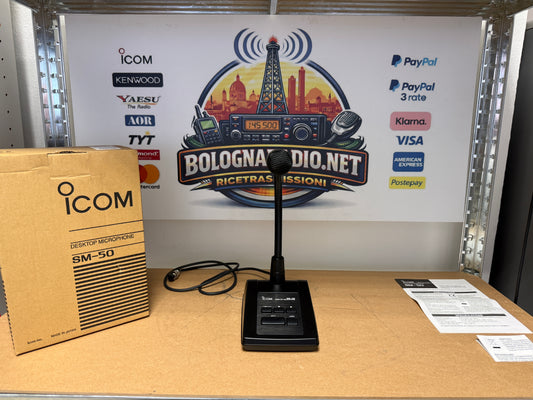 Icom SM 50 pari al nuovo full set