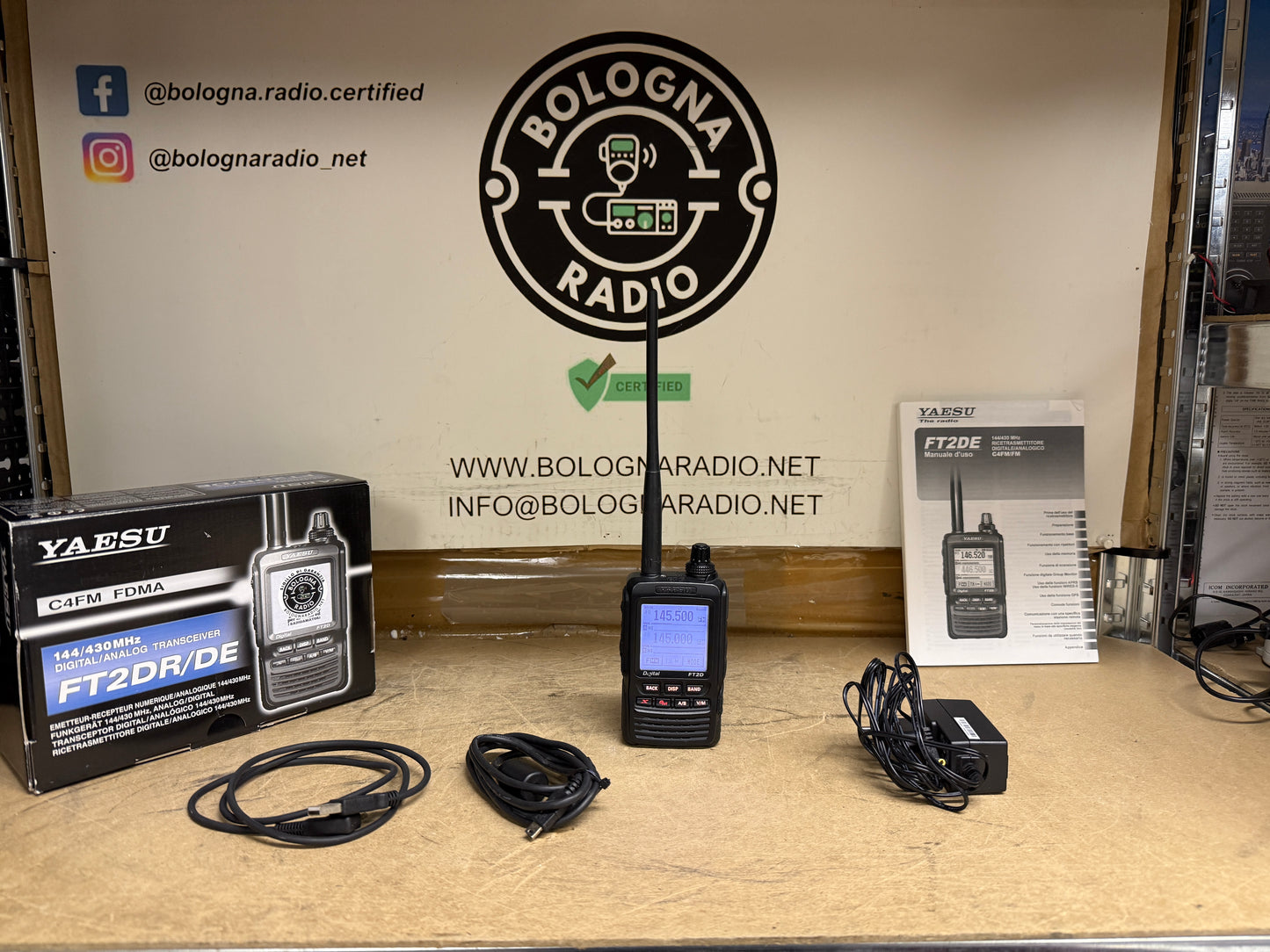 A1 - Yaesu FT-2 DR/DE full set Garanzia 12 Mesi