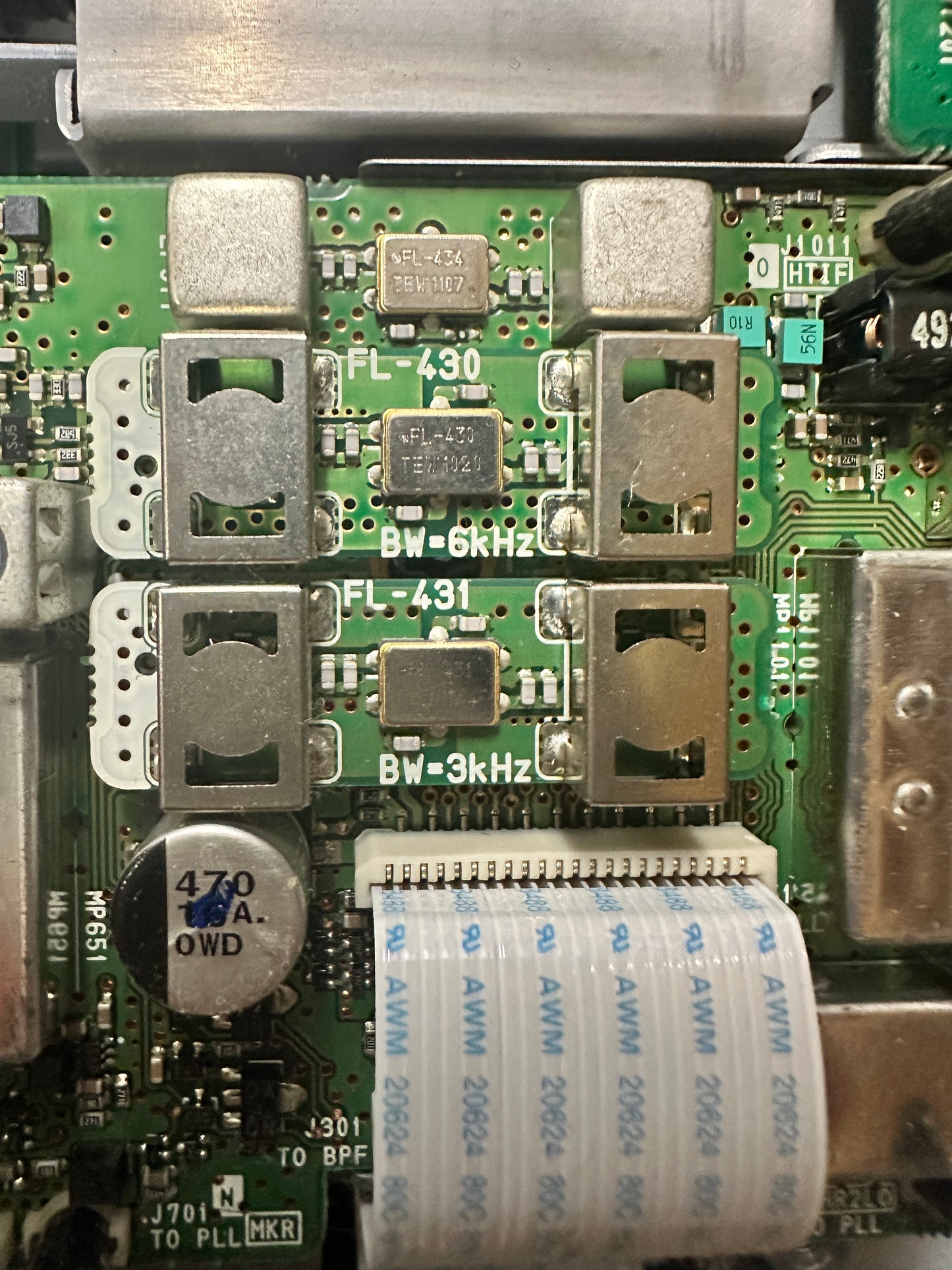Ricetrasmettitore icom ic 7410 + FL430 (6 khz) + FL431 (3 khz)