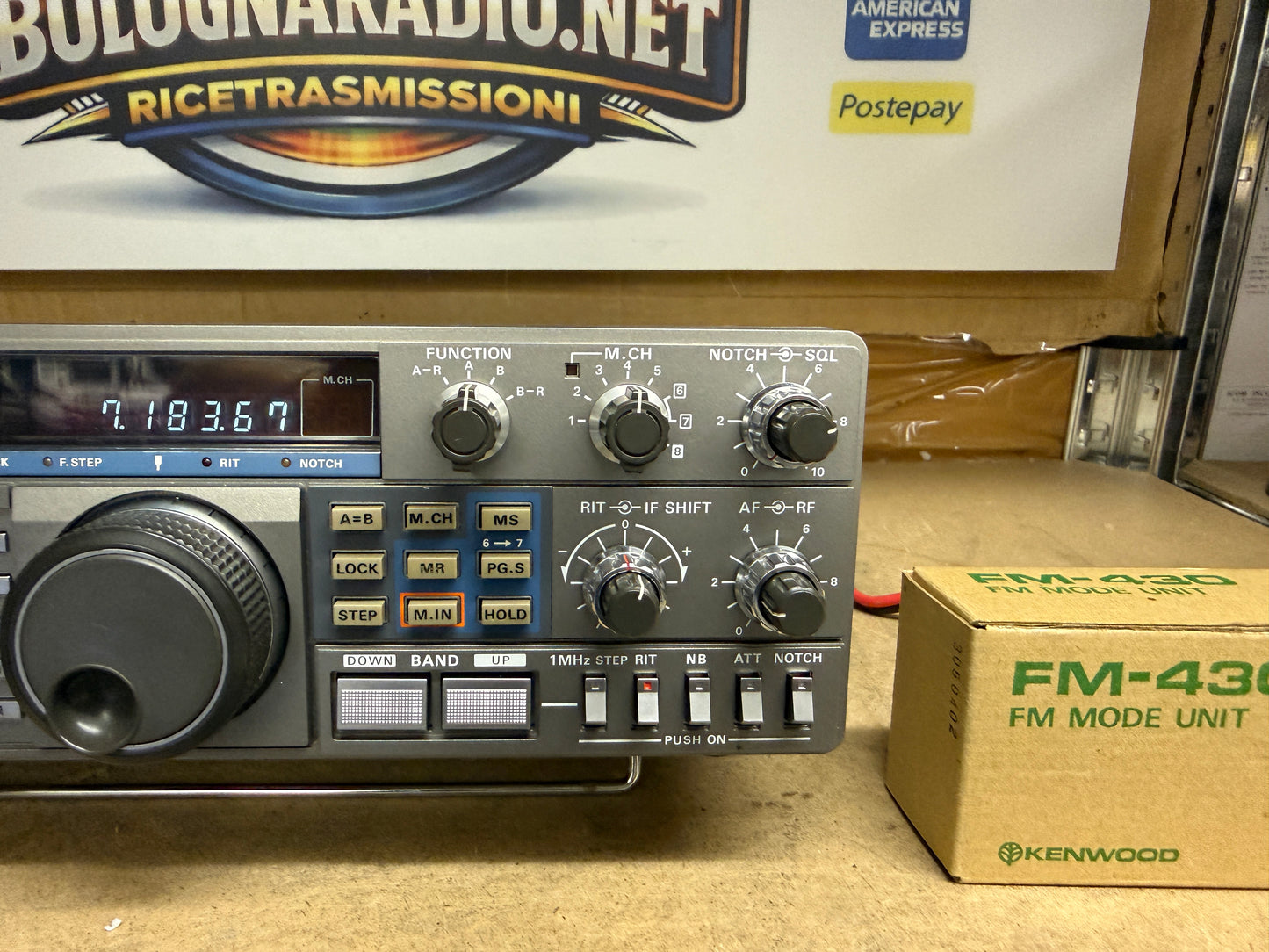 Kenwood TS 430S + FM + FULL FILTRI imballo Garanzia 12 Mesi