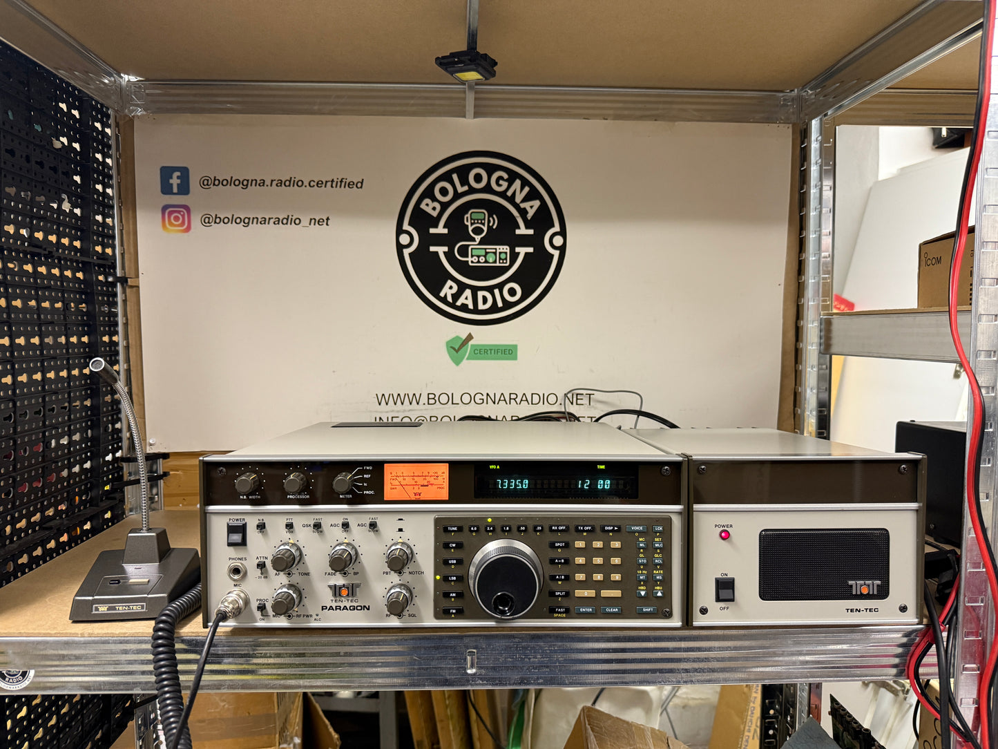 TEN-TEC PARAGON LINEA COMPLETA + filtri + FM + imballi Garanzia 12 Mesi