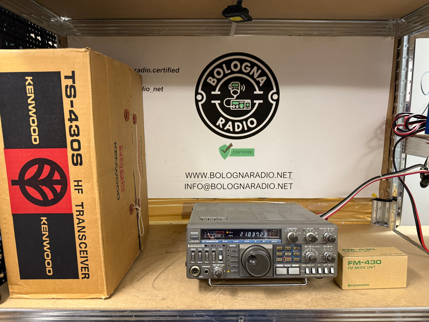 Kenwood TS 430s + scheda FM perfetto imballo originale garanzia 12 mesi