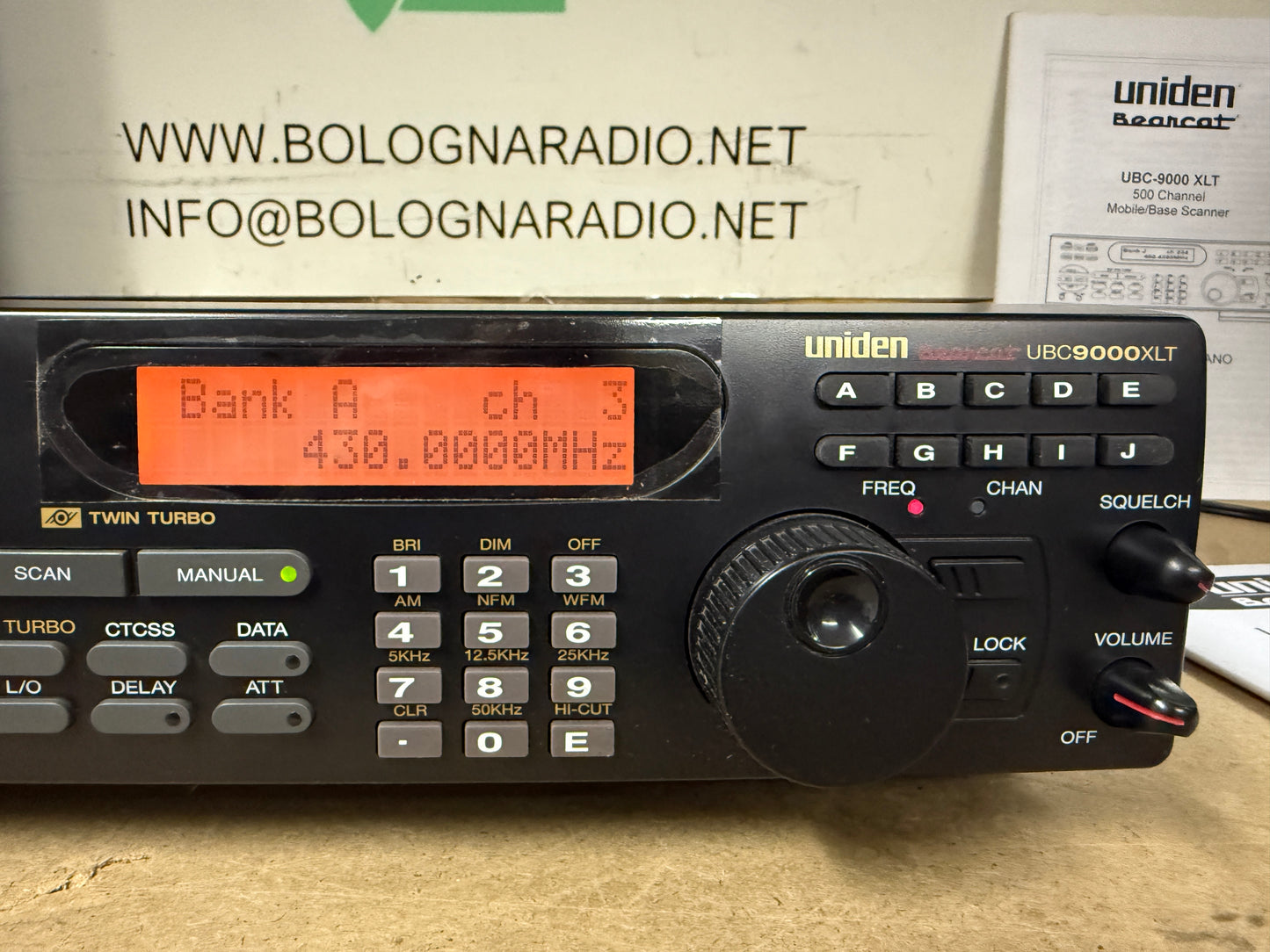 A1 Uniden UBC 9000 XLT pari al nuovo Garanzia 12 Mesi full set