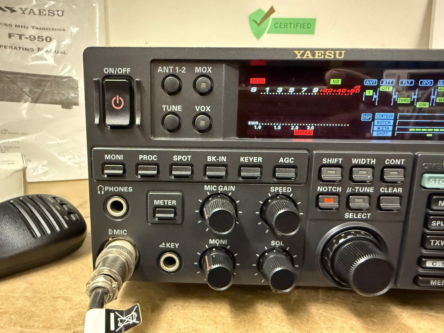 Yaesu FT 950 pari al nuovo 100 watt banda espansa garanzia 12 mesi