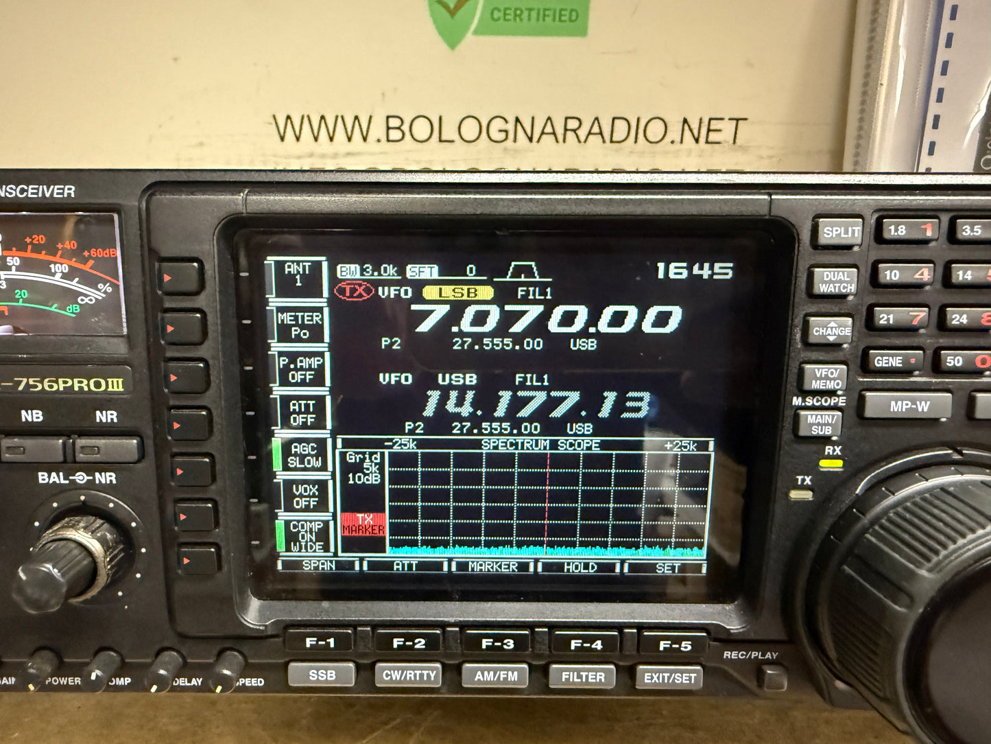 A-1 Icom 756 pro 3 imballo perfetta imballo garanzia 12 mesi