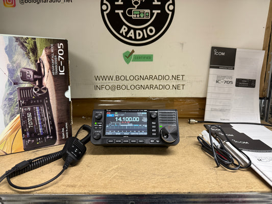 A-1 Icom ic 705 pari al nuovo garanzia ufficiale fino al 08/2029