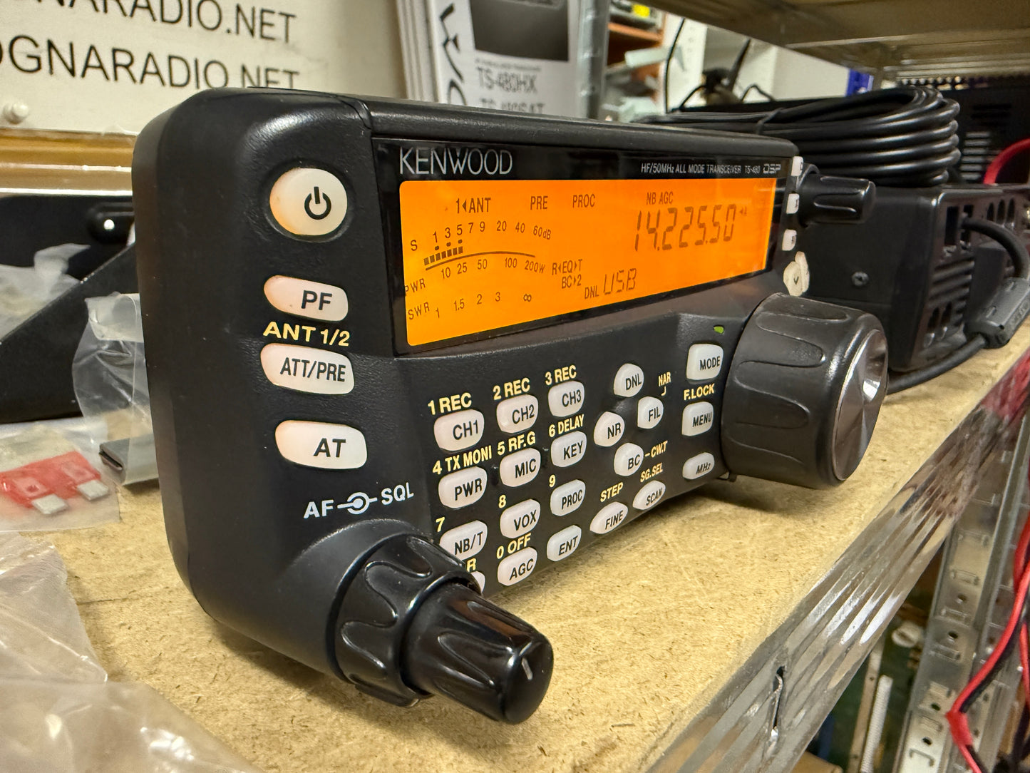 Kenwood ts-480HX 200 watt Garanzia 12 Mesi FULL SET