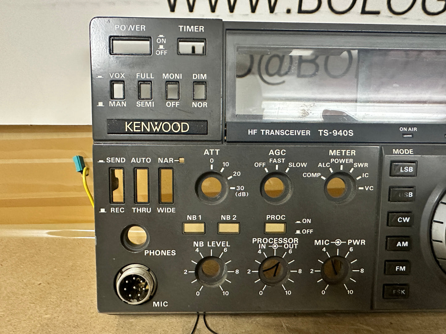 Frontale Kenwood TS 940 + encoder vfo