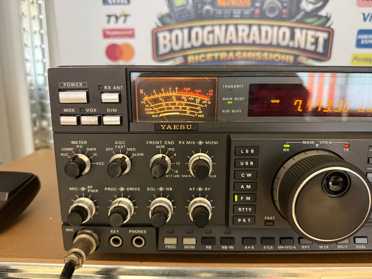 Yaesu FT 1000D + BPF1 + DVS2 full filtri Garanzia 12 mesi