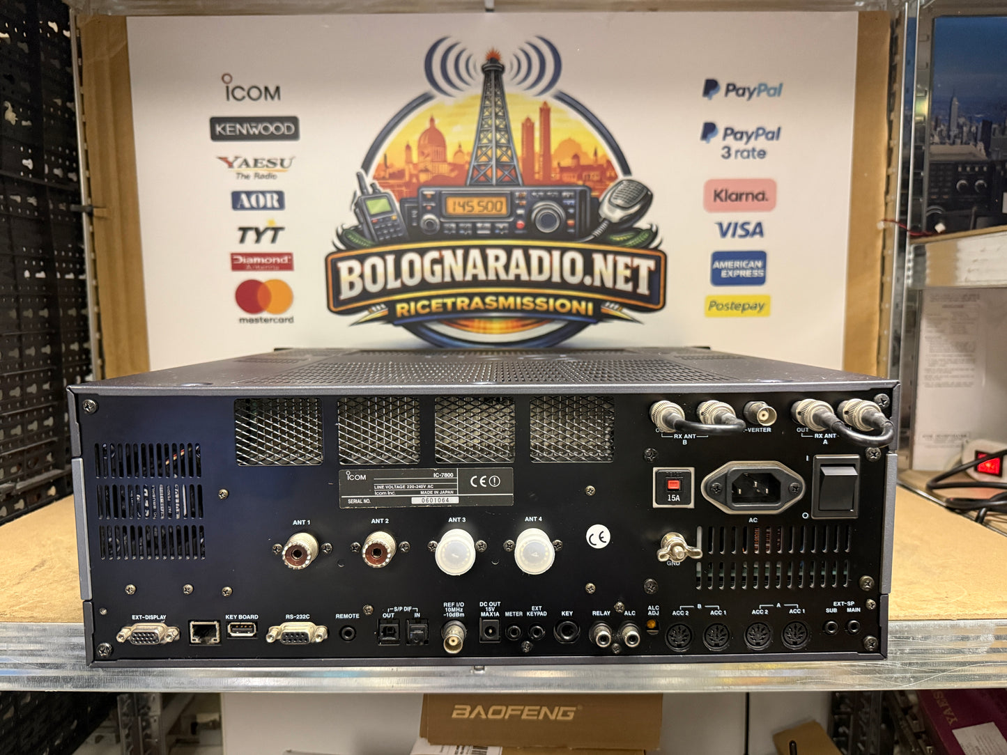 A-1 Icom IC 7800 Ultima Serie Full Set Garanzia 12 Mesi