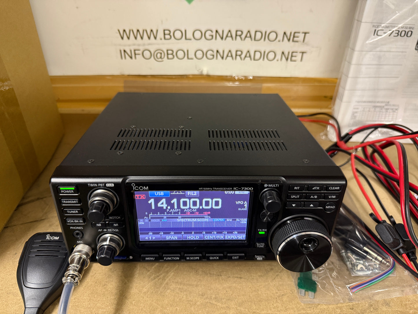 Icom ic 7300 pari al nuovo Marzo 2025 Garanzia Ufficiale