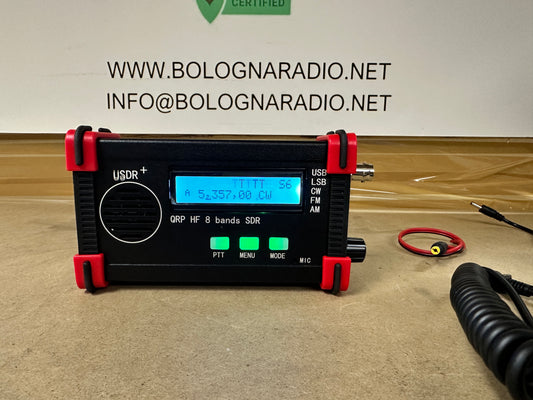Ricetrasmettitore portatile USDX USDR HF QRP SDR SSB/CW 8 bande 5 W DSP SDR