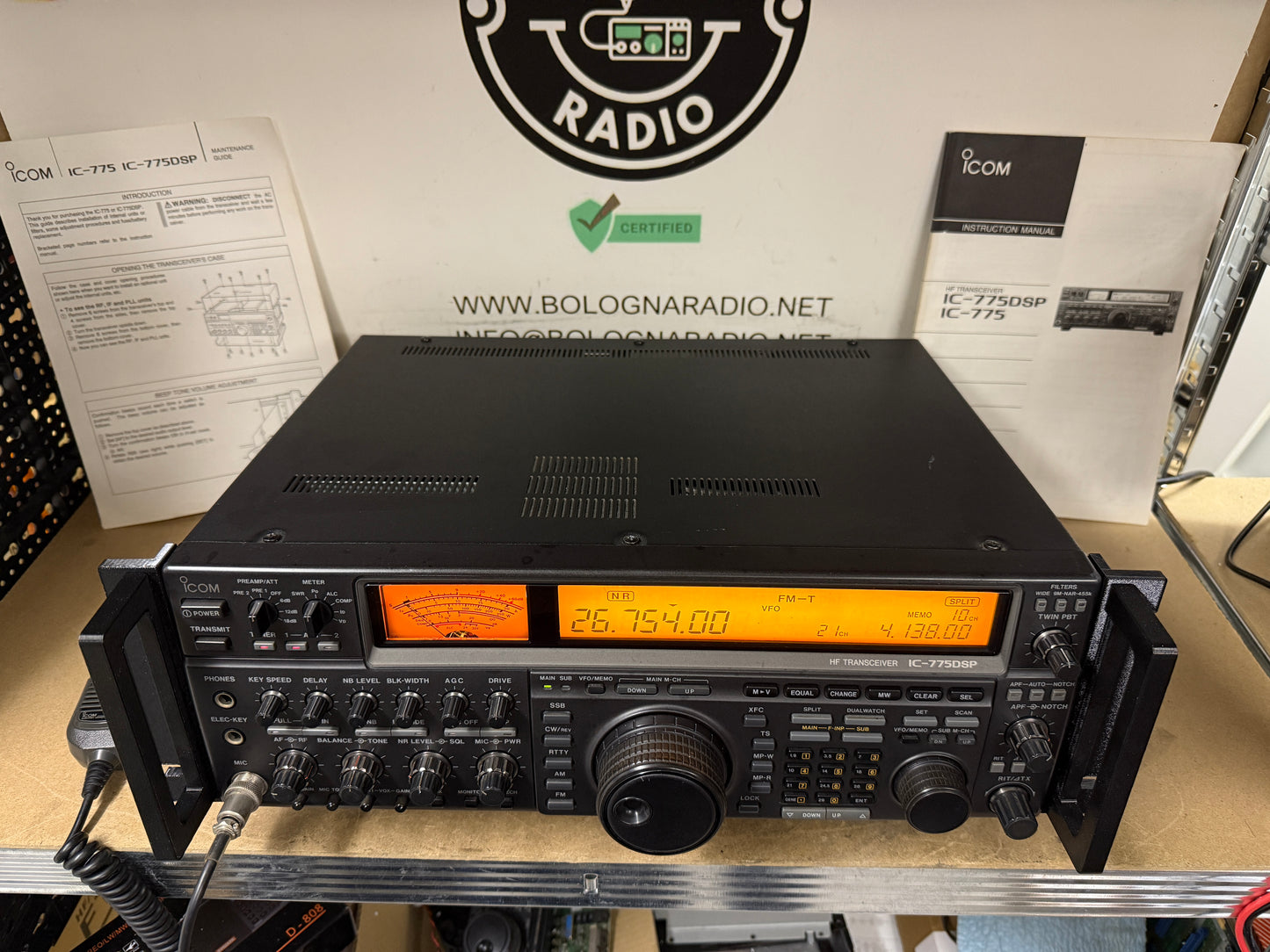 A1 Icom ic 775 DSP 200 watt perfetto imballo originale Garanzia 12 Mesi