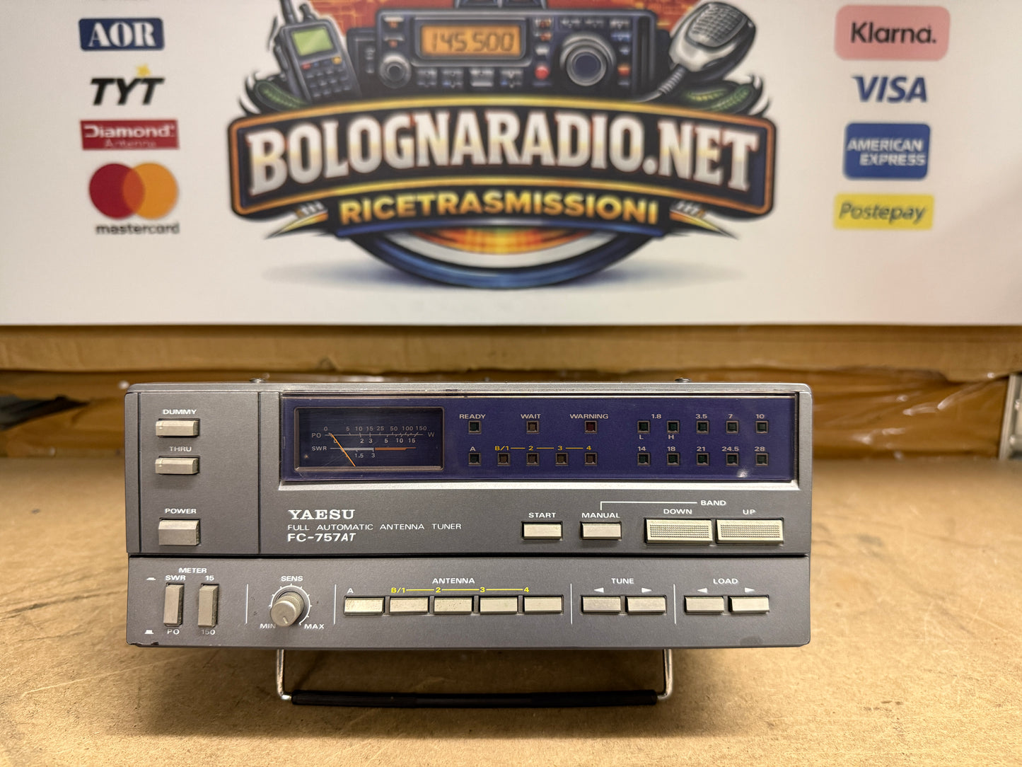 Yaesu FT 757 GX + FP757HD + FC 757AT perfetto Garanzia 12 Mesi