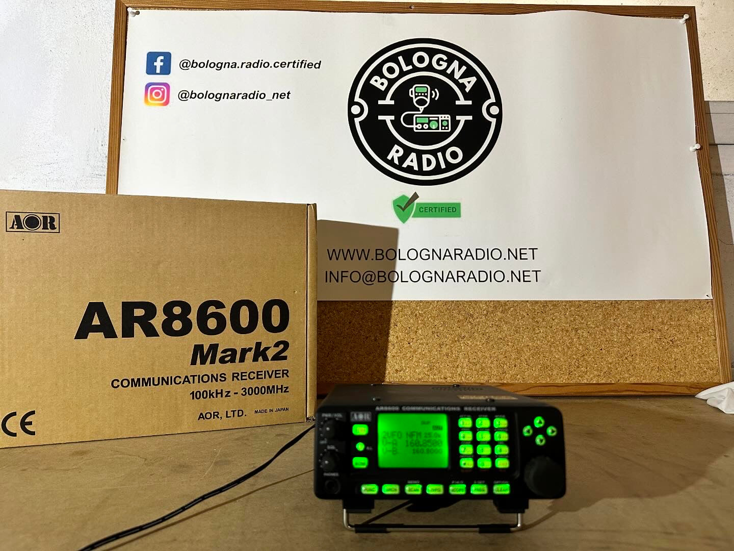Ricevitore aor 8600 MK2 - 0,1-3000 MHz perfetto