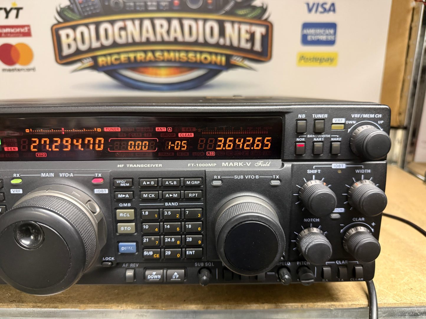 Yaesu FT 1000 MP MARK V field perfetta Garanzia 12 Mesi