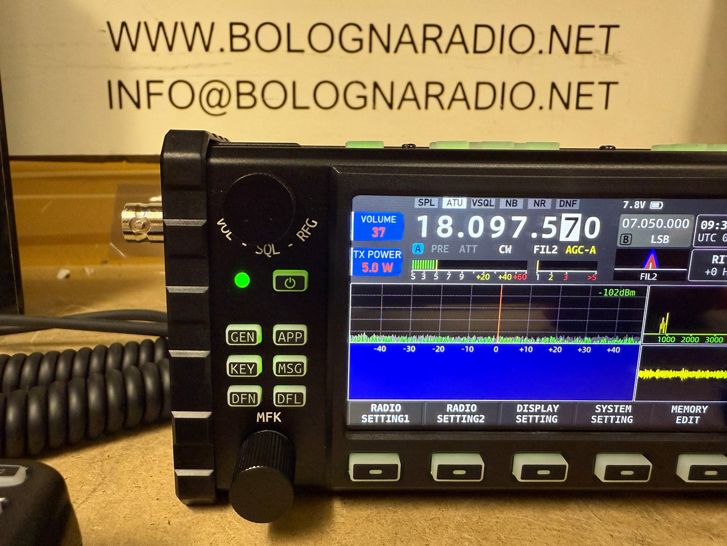 XIEGU X6100 - RTX SDR HF QRP 0.5 - 30 MHZ 10 W CON AT TUNER DSP