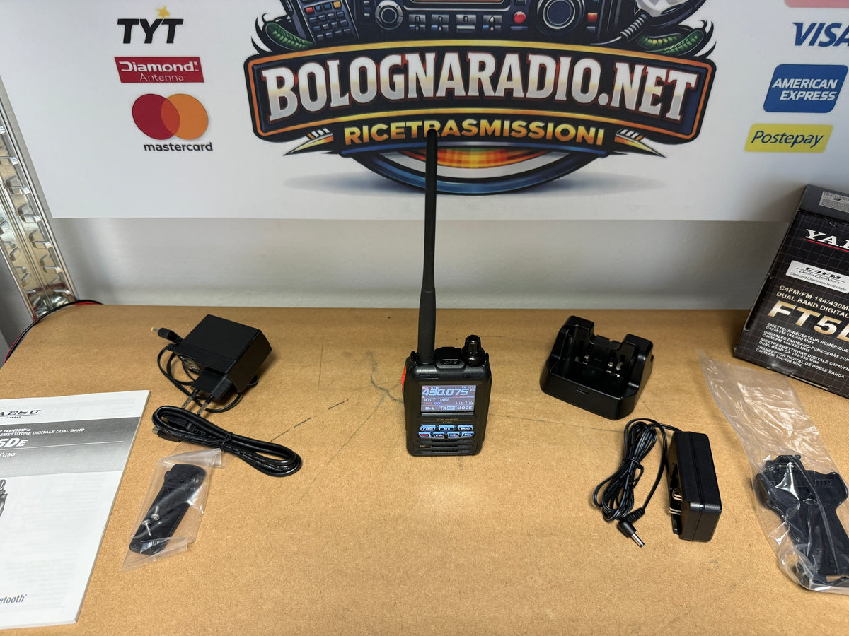Yaesu FT 5 d + Cd41 pari al nuovo del 06/2026 full set Garanzia Ufficiale
