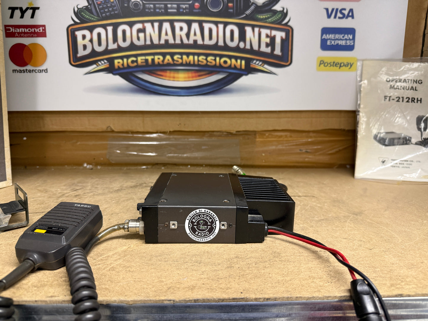 Yaesu FT 212RH + toni squelch full set Garanzia 6 Mesi