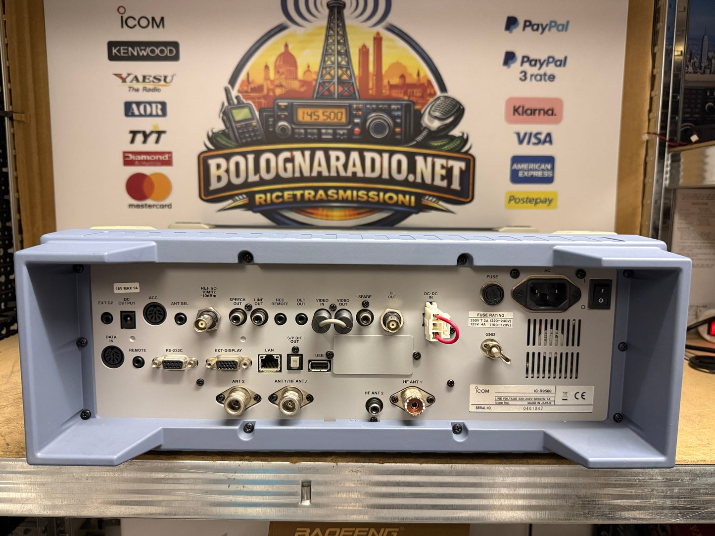 A-1 Icom ic r 9500 pari al nuovo Garanzia 12 Mesi