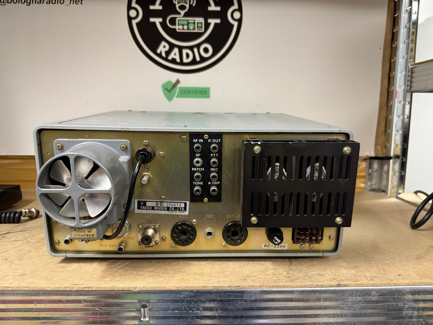 Yaesu FT 101E totalmente revisionata valvole 100%