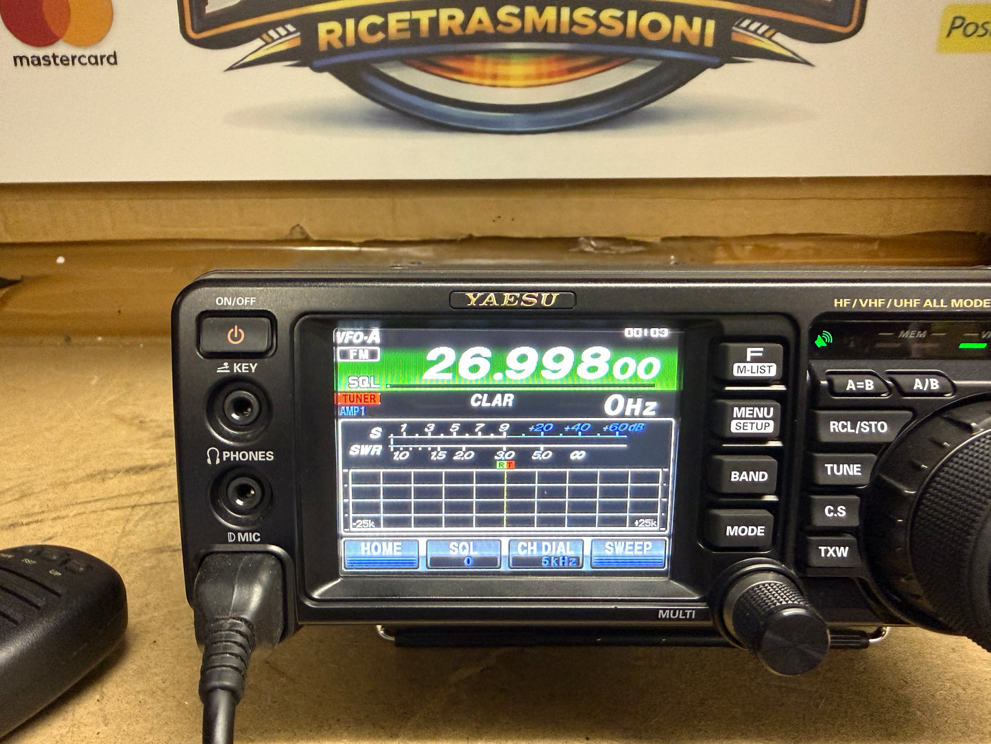 A-1 Yaesu FT 991A pari al nuovo garanzia 12 mesi full set