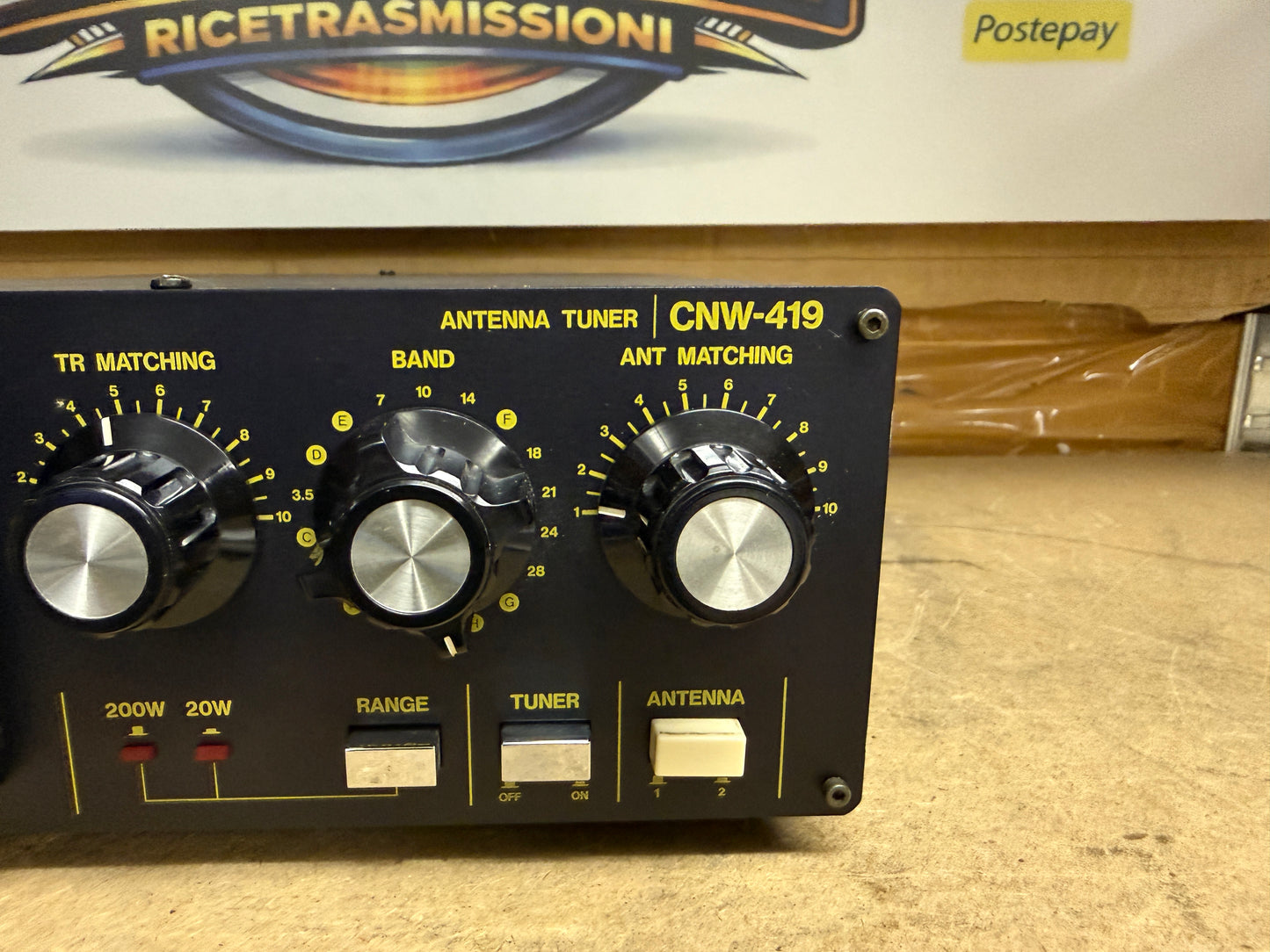 DAIWA CNW-419 ACCORDATORE MANUALE DI ANTENNA PER HF 1.8 - 30 Mhz 200W