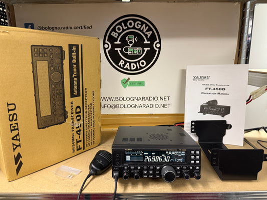 Yaesu ft 450 D con DSP + AT pari al nuovo espansa 11 m