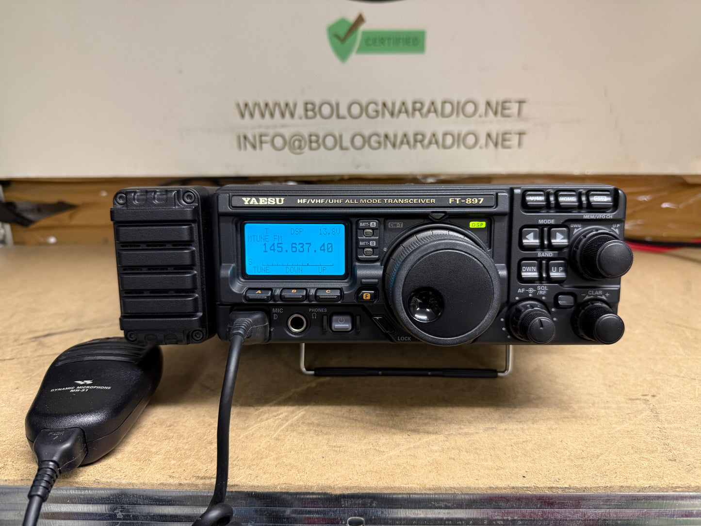 A1 - Yaesu FT 897D + FC30 pari al nuovo Garanzia 12 Mesi