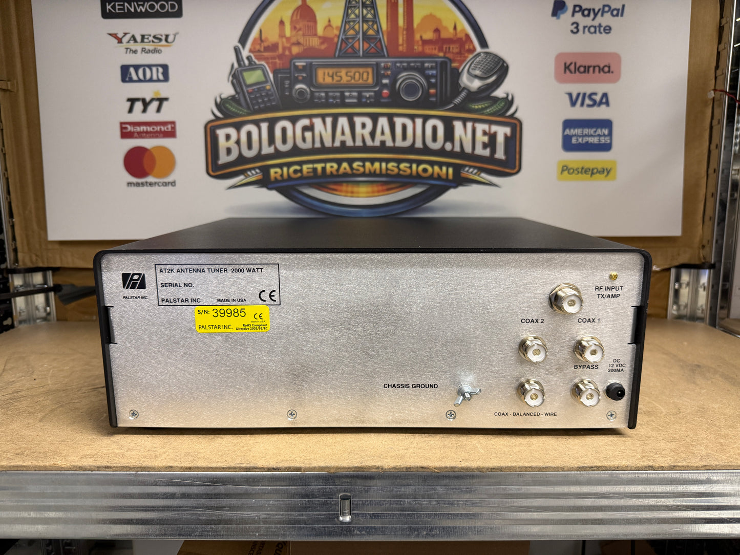 Palstar AT 2k Nuovo accordatore 2Kw